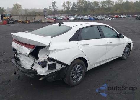 2025 Hyundai Elantra Hybrid Blue z USA, uszkodzony, nr VIN KMHLM4DJ0SU158146